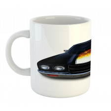 Vintage Retro Car Flame Mug