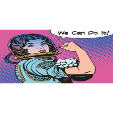 Retro Comics Woman Mug