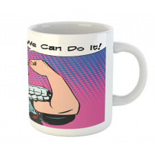 Retro Comics Woman Mug