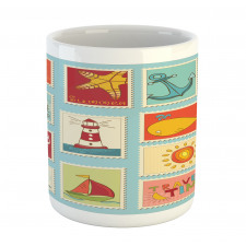 Nautical Theme Anchor Mug