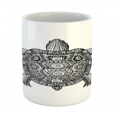 Tribal Art on Tortoise Mug