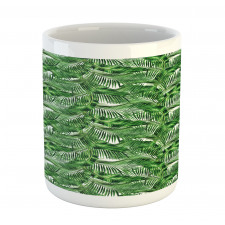 Tropic Plants Pattern Mug