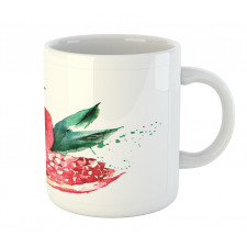 Hand Drawn Watercolor Mug