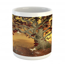 Tree Earthy Color Tones Mug