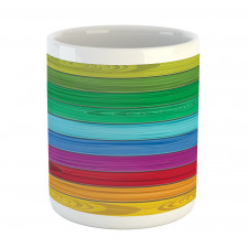 Colorful Wood Stripes Mug