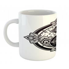 Floral Third Eye Sign Mug