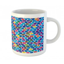 Vivid Mosaic Design Mug