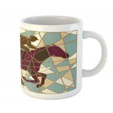 Stable Jockey Silhouette Mug