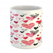 Various Heart Shapes Mug