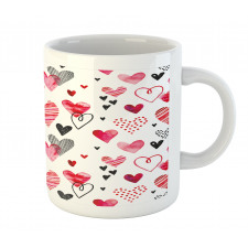 Various Heart Shapes Mug