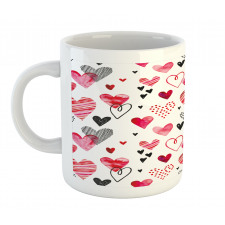 Various Heart Shapes Mug