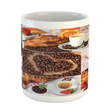 Croissant and Coffee Mug