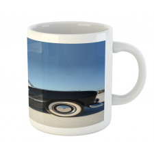 Old Police Car Digital Mug