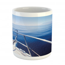 Boat Yacht Ocean Scenery Mug