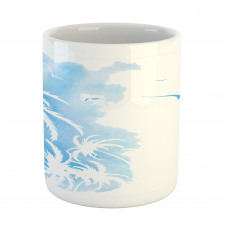 Island Palms Abstract Mug