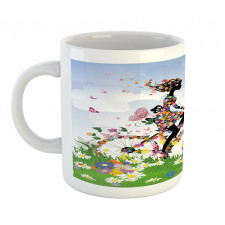 Vintage Romantic Bike Mug