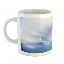 Sunbeam and Fluffy Clouds Mug
