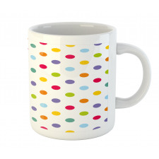 Cheerful Design Polka Dot Mug