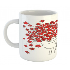 Lover Goats Hearts Mug