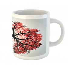 Human Lung Floral Healthy Mug