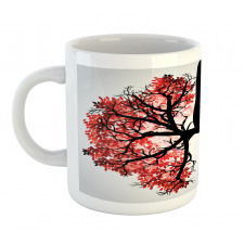 Human Lung Floral Healthy Mug