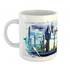 Boat in Venice Italy Mug