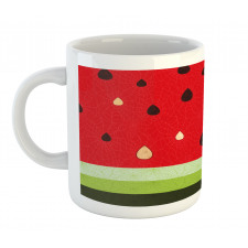 Watermelon Macro Fruit Mug