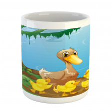 Duck and Ducklings Mug