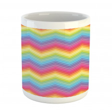 Colorful Vivid Chevron Mug