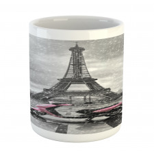 Paris Scene Moped Mug