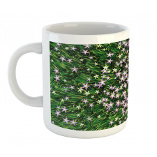 Smiley Emoticon on Grass Mug