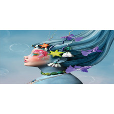 Woman Oceanic Hairstyle Mug