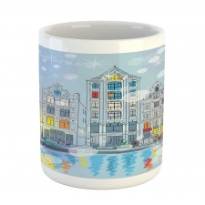 Amsterdam Canal Xmas Mug