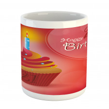 Abstract Birthday Mug