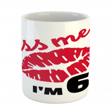 Kiss Me I am 60 Words Mug