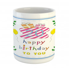 Birthday 20 Years Mug