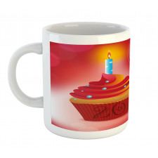 Cupcake with Beams Mug