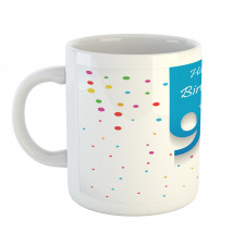 Age 90 Polka Dots Mug