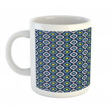 Abstract Leaf Form Spots Mug