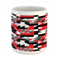 Half Triangles Square Mug