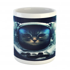 Glass Rocket Galaxy Mug