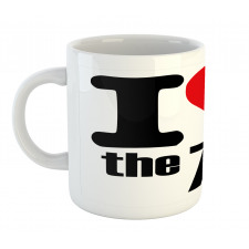 I Love the 70s Pictogram Mug