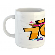 70s Style Retro Mug