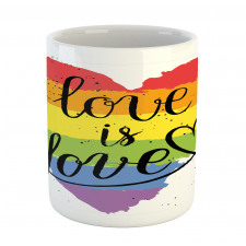 Love is Love Art LGBT Mug