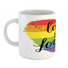 Love is Love Art LGBT Mug