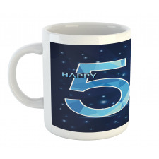 Number Night Sky Age Mug