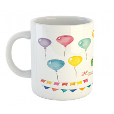 Watercolor Birthday Mug