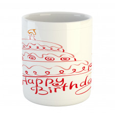 Birthday Cake Spirals Mug