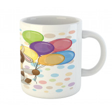 Baby Cow and Balloons Mug