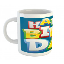 Birthday Lettering Mug